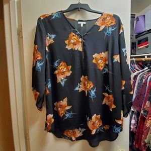 3/4 sleeve blouse